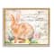 Stupell Industries Spring Floral Happy Easter Bunny Floater Framed Art